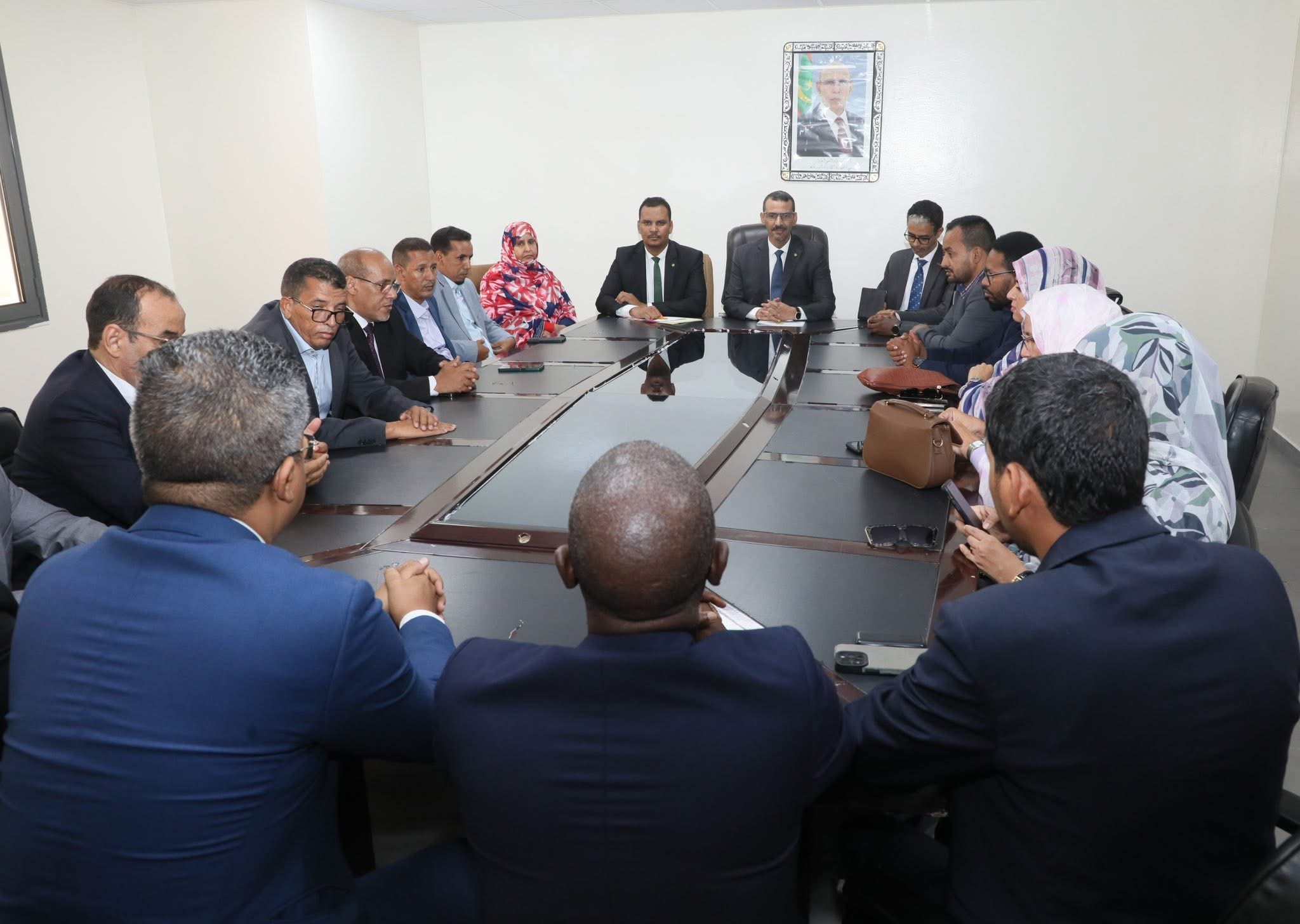 وزير الثقافة يلتقي المكتب التنفيذي الجديد لنقابة الصحفيين الموريتانيين