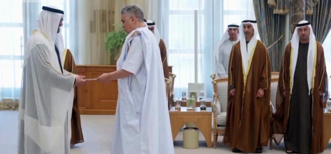 سفير موريتانيا الجديد لدى الإمارات يقدم رسميا أوراق اعتماده